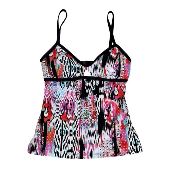 Seafolly Tropical Tankini Top Size US 8 - Picture 1 of 5